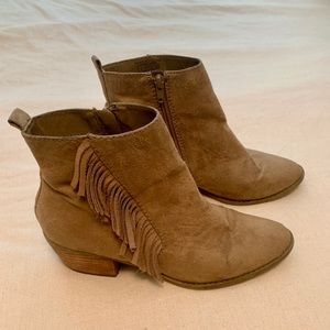 American Eagle Fringe Suede Boots